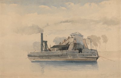 Dredger v Twickenhamu, 22. září 1874 od Thomas Charles Leeson Rowbotham