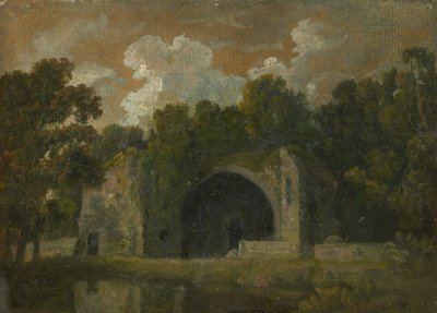 Ruiny v krajině od Thomas Churchyard