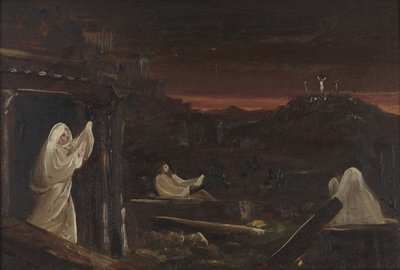 Mrtví vstávající z hrobů od Thomas Cole