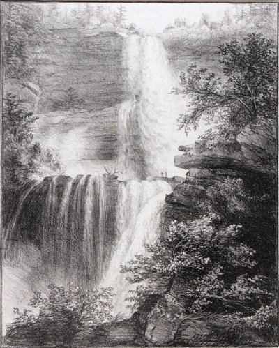 Vodopády v Catskillu od Thomas Cole
