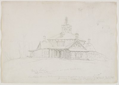 Hornby Lodge, 1839 od Thomas Cole
