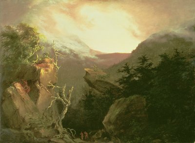 Horský východ slunce, 1826 od Thomas Cole