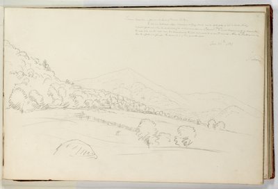 Schroon Mountain z blízkosti Head of Schroon Lake od Thomas Cole