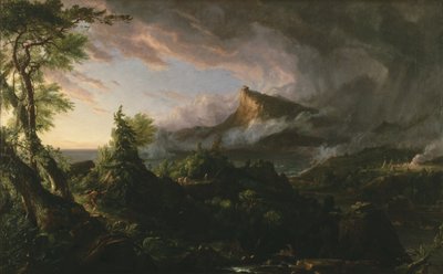 The Course of Empire: The Savage State od Thomas Cole