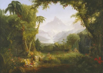 Rajská zahrada od Thomas Cole