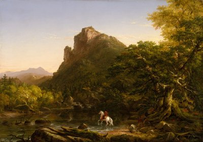 Horský brod, 1846. od Thomas Cole