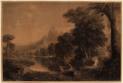 Cesta života, II, mládí od Thomas Cole