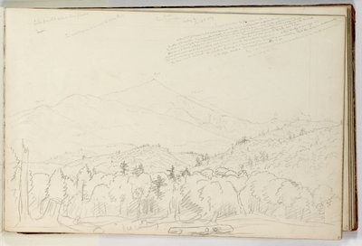Pohled na horu Schroon při pohledu na sever 28. června od Thomas Cole