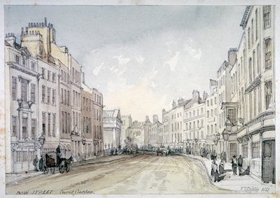 Bow Street, Westminster, Londýn, 1851 od Thomas Colman Dibdin