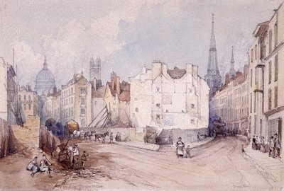 Cannon Street, Londýn, 1851 od Thomas Colman Dibdin