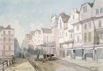 Long Lane, City of London, 1851. od Thomas Colman Dibdin