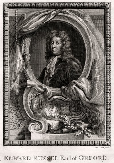 Edward Russel, hrabě z Orfordu, 1775 od Thomas Cook