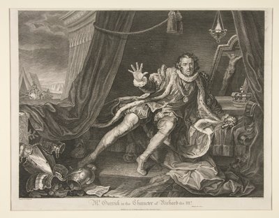 Pan Garrick v postavě Richarda III od Thomas Cook