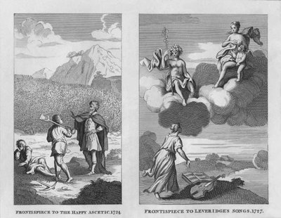 Šťastný asketa, 1724, a Leveridgeovy písně, 1727, 1809, 1827. od Thomas Cook