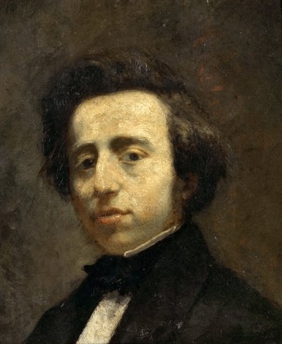 Portrét Frédérica Chopina od Thomas Couture