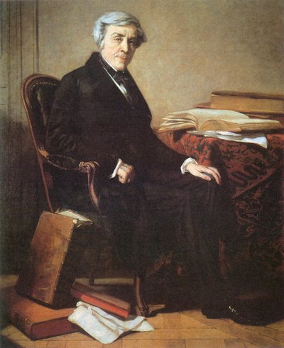 Portrét Julese Micheleta (1798-1874) od Thomas Couture