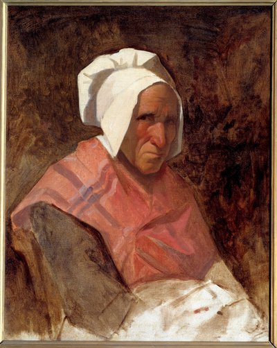 Portrét Marie Simonetové Malba Thomase Couturea (1815-1879) 1836 Sun. 0,65x0,53 m od Thomas Couture
