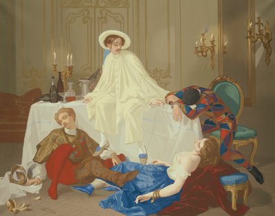 Večeře po maškarním plese od Thomas Couture