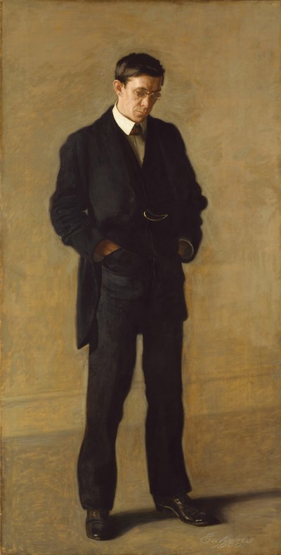 Myslitel: Portrét Louise N. Kentona od Thomas Cowperthwait Eakins