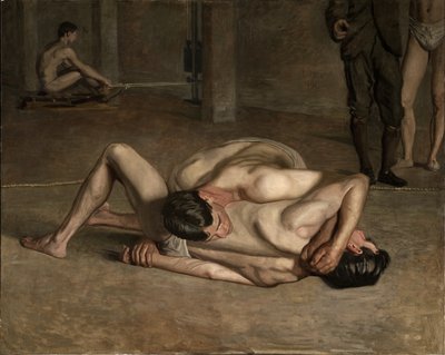 Zápasníci od Thomas Cowperthwait Eakins