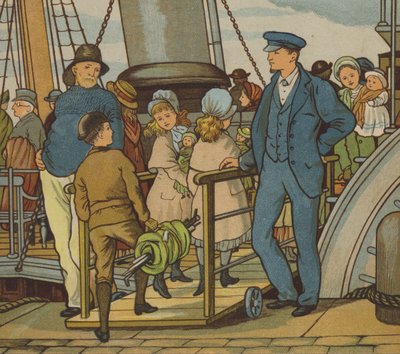 Folkestone: vstup na palubu (barva lito) od Thomas Crane