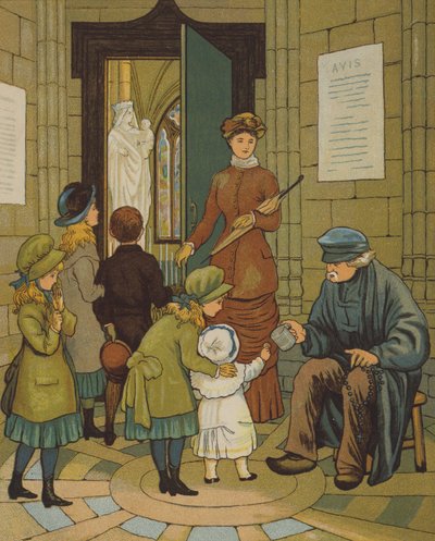 Rouen: Blind Pierre (barevné lito) od Thomas Crane