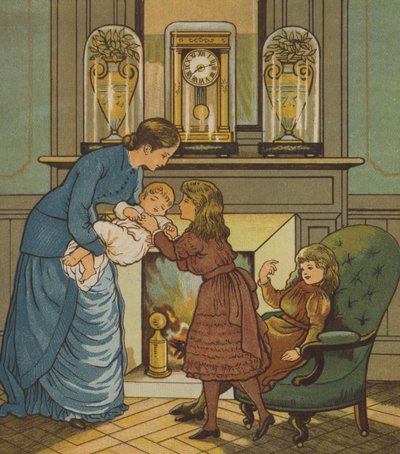 Rouen: "dobrou noc" (barva litho) od Thomas Crane