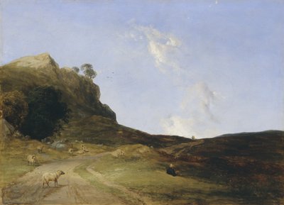 Vřesovištní krajina od Thomas Creswick