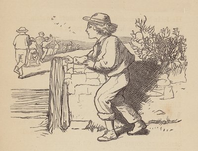 Slepé dítě (kolorovaná rytina) od Thomas Dalziel