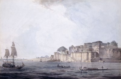 Ramnagar, poblíž Benares [Varanasi], Uttar Pradesh, c. 1788-9 od Thomas Daniell
