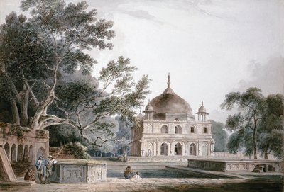 Mauzoleum prince Khusrau, Allahabad, Uttar Pradesh, od Thomas Daniell