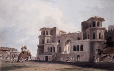 Brána Panch Mahal, Lucknow, Uttar Pradesh, c. 1789 od Thomas Daniell