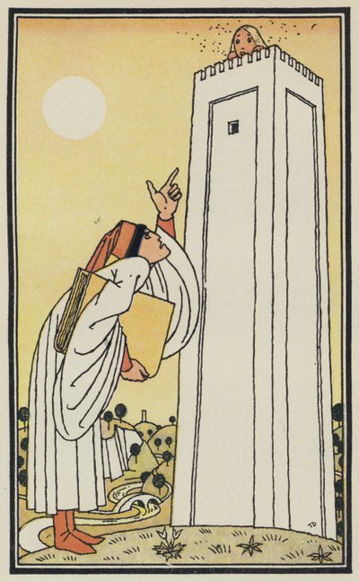 Ilustrace k Boccacciovu Dekameronu (barevná litografie) od Thomas Derrick