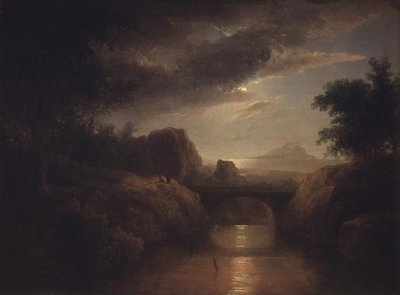 Měsíční krajina od Thomas Doughty