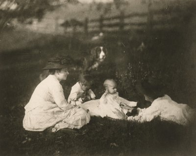 [Frances, Artie a Tom Crowell a Susan Macdowell v Avondale, PA.] od Thomas Eakins