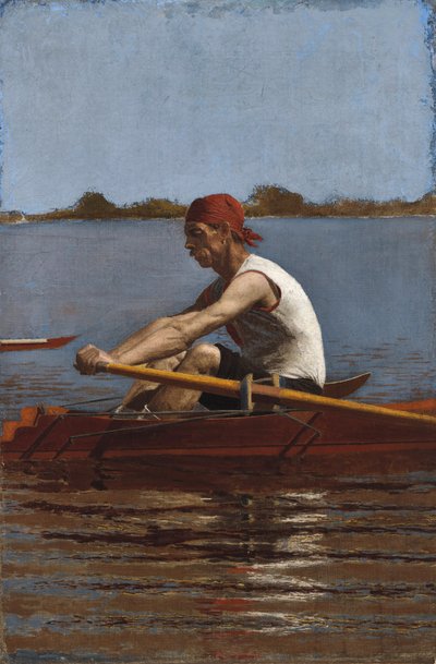John Biglin v jedné lebce, 1874 od Thomas Eakins