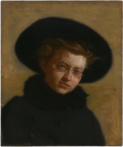 Portrét Lillian Hammitové (Dívka s velkým kloboukem) od Thomas Eakins