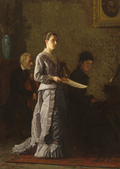 Zpívání patetické písně od Thomas Eakins