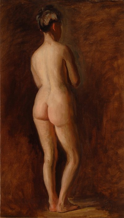 Stojící ženský akt (pohled zezadu) od Thomas Eakins
