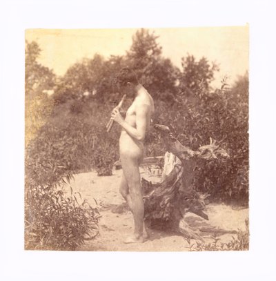 Standing Piper Study pro Arcadia, c. 1883. od Thomas Eakins