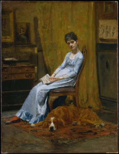 Umělcova manželka a jeho setr od Thomas Eakins