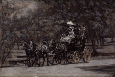 The Fairman Rogers Four-In-Hand (květnové ráno v parku) od Thomas Eakins