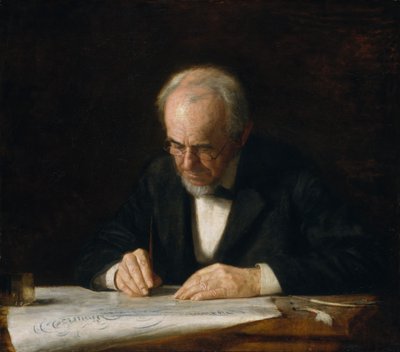 Mistr psaní, 1882. od Thomas Eakins