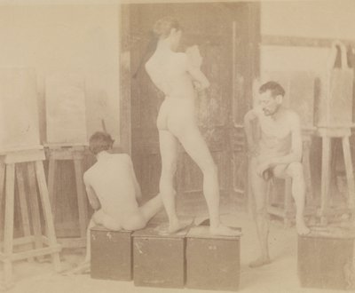 [Tři nahé modelky v malířském ateliéru] od Thomas Eakins