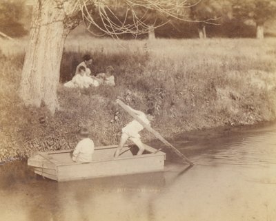 Dva chlapci si hrají u potoka, 4. července 1883, 1883. od Thomas Eakins