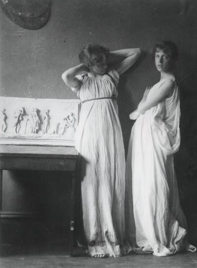 Neidentifikované modely v řeckých kostýmech, c. 1883. od Thomas Eakins