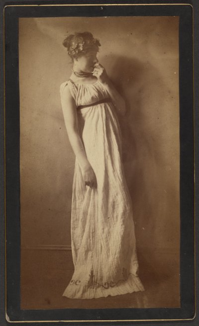 Žena v klasickém kostýmu od Thomas Eakins