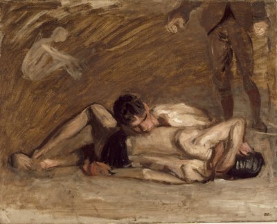 Zápasníci od Thomas Eakins