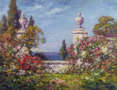 Středomořská zahrada od Thomas Edwin Mostyn