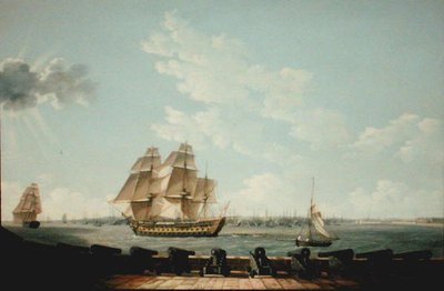 Southsea Battery (olej na plátně) od Thomas Elliott